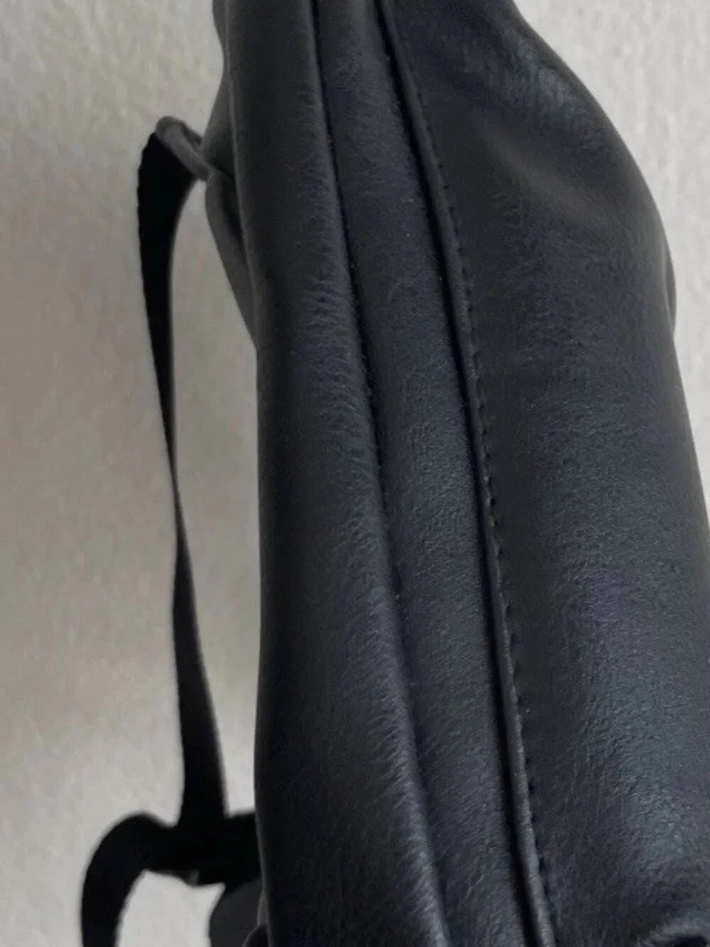 Victorias Secret PINK MINI Backpack Black Leather fashion travel school bag rare